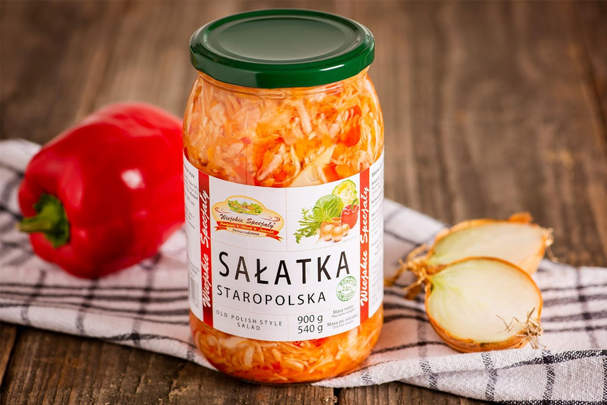 Sałatka z zielonych pomidorów